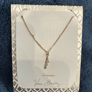 NWT Vera Bradley Leaf Necklace